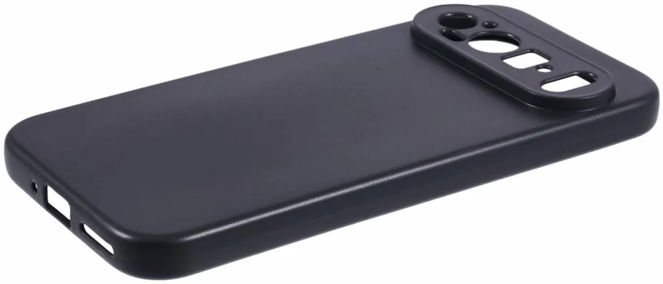 Google Pixel 9 / 9 Pro Hoesje Dun TPU Back Cover Matte Zwart afbeelding 4