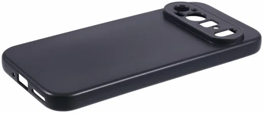 Google Pixel 9 / 9 Pro Hoesje Dun TPU Back Cover Matte Zwart afbeelding 4
