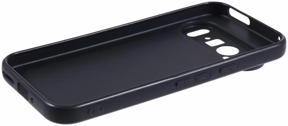 Google Pixel 9 / 9 Pro Hoesje Dun TPU Back Cover Matte Zwart afbeelding 5