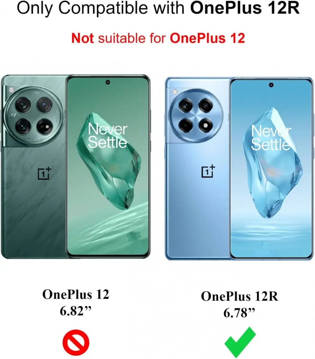OnePlus 12R Hoesje Matte Back Cover Dun TPU Zwart afbeelding 7