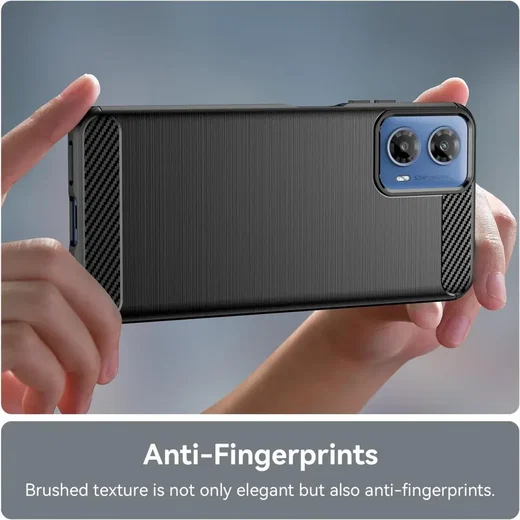 Motorola Moto G24 Power Hoesje Geborsteld TPU Back Cover Zwart afbeelding 7