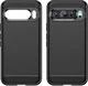 Google Pixel 9 / 9 Pro Hoesje Geborsteld TPU Flexibele Back Cover Zwart afbeelding 2
