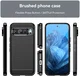 Google Pixel 9 / 9 Pro Hoesje Geborsteld TPU Flexibele Back Cover Zwart afbeelding 8