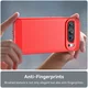 Google Pixel 9 / 9 Pro Hoesje Geborsteld TPU Flexibele Back Cover Rood afbeelding 7