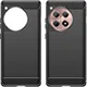 OnePlus 12R Hoesje Geborsteld TPU Flexibele Back Cover Zwart afbeelding 2