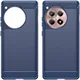 OnePlus 12R Hoesje Geborsteld TPU Flexibele Back Cover Blauw afbeelding 2