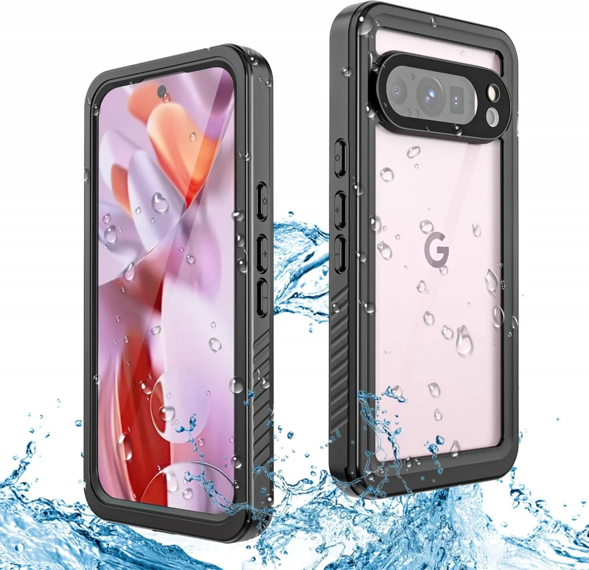 SBG Outdoor Case Google Pixel 9 Pro Waterdicht Zwart afbeelding 1
