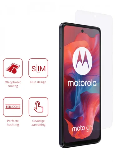 Rosso Motorola Moto G04 Screen Protector Ultra Clear Duo Pack afbeelding 2