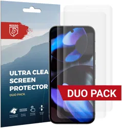 Rosso Google Pixel 9 Screen Protector Ultra Clear Duo Pack afbeelding
