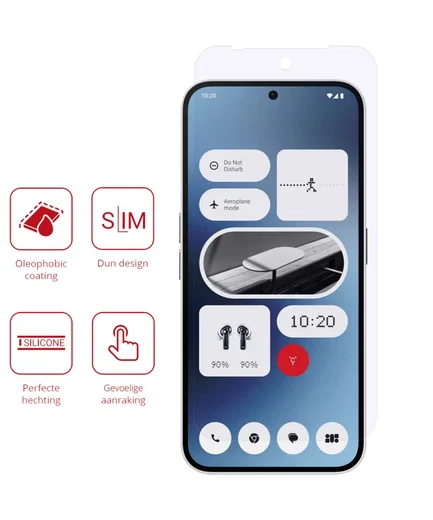 Rosso Nothing Phone (2a) / (2a) Plus Screen Protector Ultra Clear Duo Pack afbeelding 2