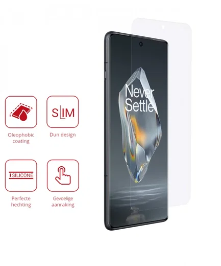 Rosso OnePlus 12R Screen Protector Ultra Clear Duo Pack afbeelding 2