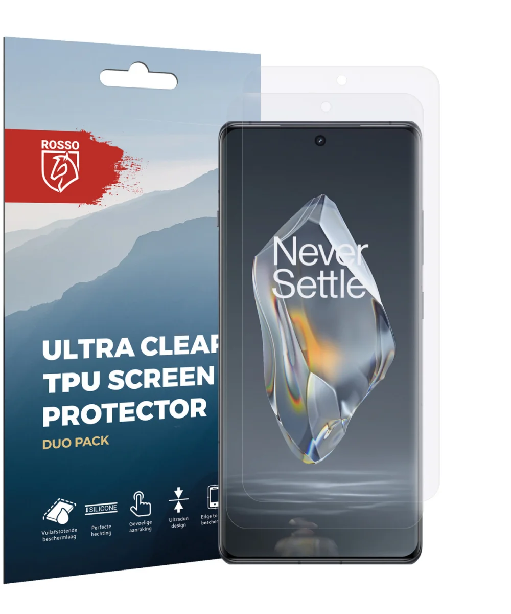 Rosso OnePlus 12R Screen Protector Ultra Clear Duo Pack afbeelding 6