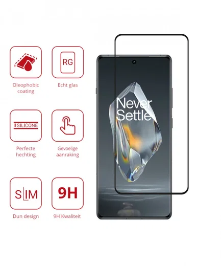 Rosso OnePlus 12R 9H Tempered Glass Screen Protector afbeelding 2