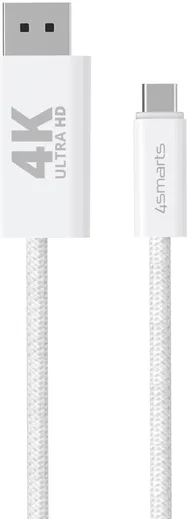 4smarts USB-C naar DisplayPort Video Kabel 4K 60Hz 2 Meter Wit afbeelding 9