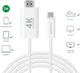4smarts USB-C naar HDMI Video Kabel 4K 60Hz 2 Meter Wit afbeelding 2