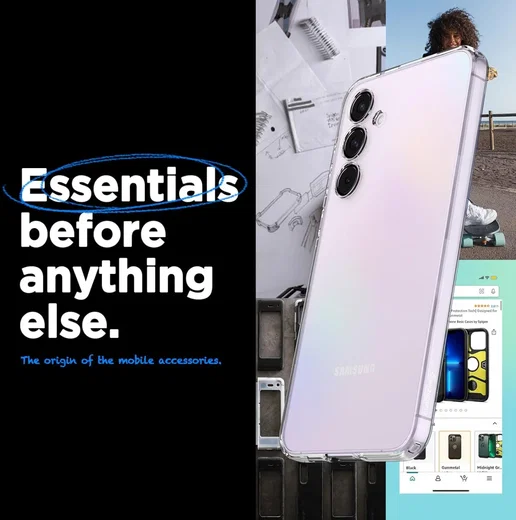 Spigen Liquid Crystal Samsung Galaxy A55 Hoesje Back Cover Transparant afbeelding 5