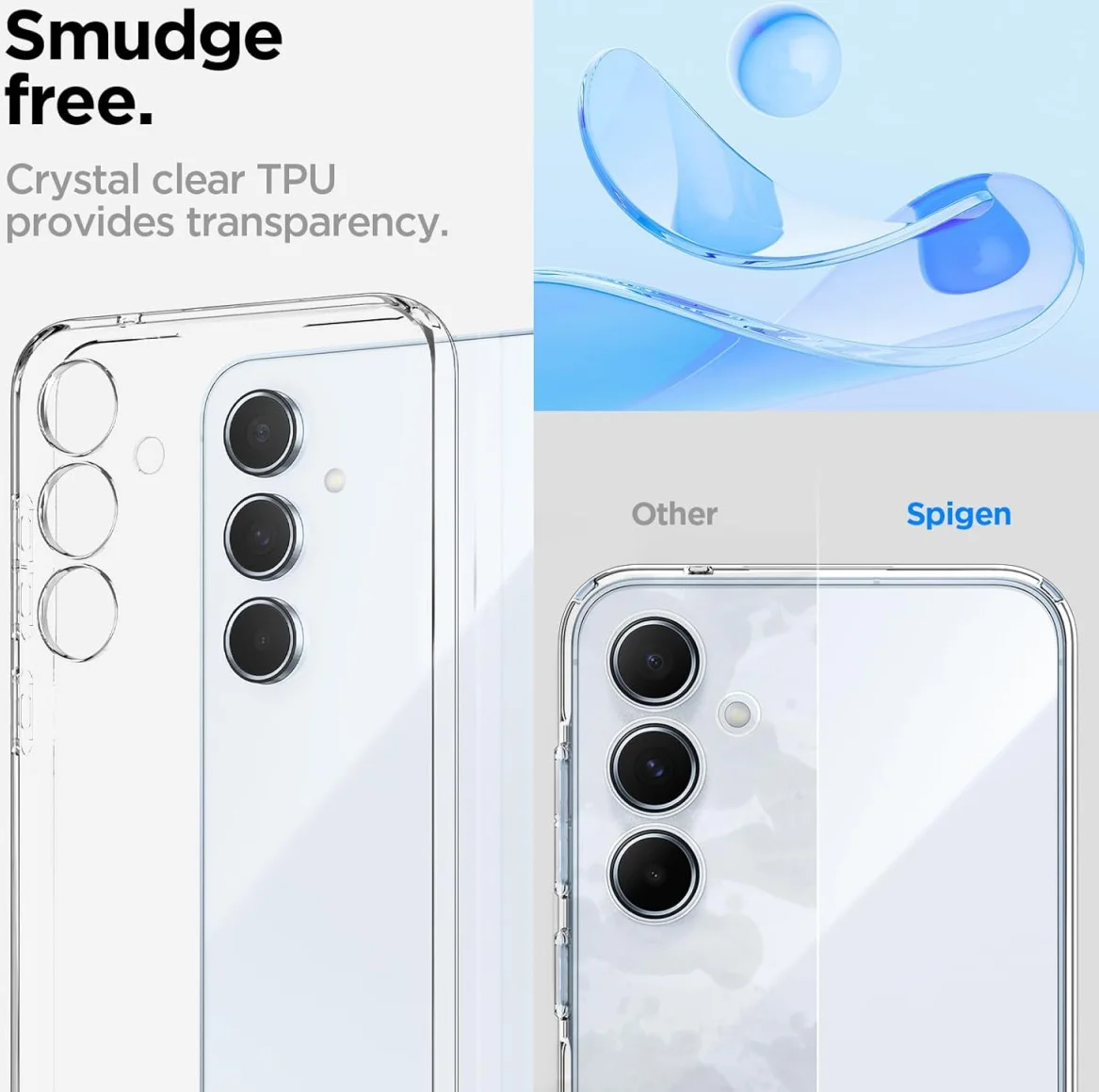 Spigen Liquid Crystal Samsung Galaxy A55 Hoesje Back Cover Transparant afbeelding 8