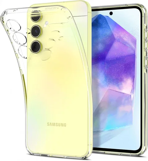 Spigen Liquid Crystal Samsung Galaxy A55 Hoesje Back Cover Transparant afbeelding 1