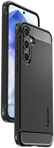 Spigen Rugged Armor Samsung Galaxy A55 Hoesje Back Cover Zwart afbeelding 9