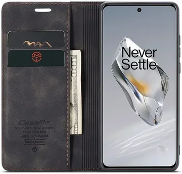 CaseMe 013 OnePlus 12 Hoesje Book Case met Standaard Zwart