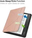 Kobo Sage Hoes Origami Book Case met Standaard Roze Goud afbeelding 3