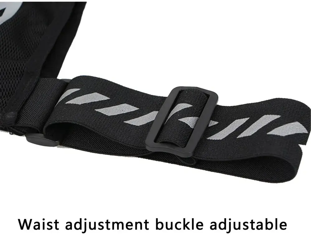 Reflecterend Hardloopvest met Bidonhouder en Telefoonhouder Zwart afbeelding 6