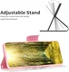Oppo A78 4G Hoesje Portemonnee Book Case Boom Print afbeelding 3