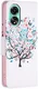 Oppo A78 4G Hoesje Portemonnee Book Case Boom Print afbeelding 6