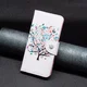 Oppo A78 4G Hoesje Portemonnee Book Case Boom Print afbeelding 7