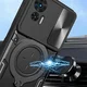 Motorola Edge 30 Neo Hoesje met Magnetische Kickstand Ring Zwart afbeelding 4