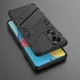 Oppo A58 Hoesje Shockproof Kickstand Back Cover Zwart afbeelding 6