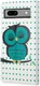 Google Pixel 8a Hoesje Portemonnee Book Case Uil Print afbeelding 5