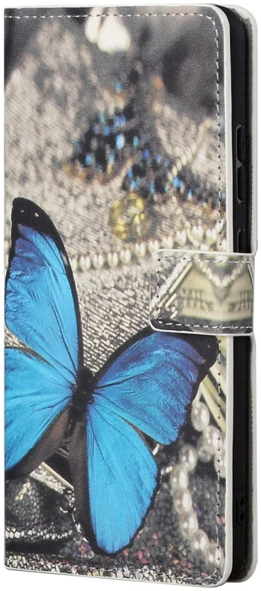 Google Pixel 8a Hoesje Portemonnee Book Case Vlinder Print afbeelding 4