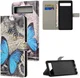 Google Pixel 8a Hoesje Portemonnee Book Case Vlinder Print afbeelding 6
