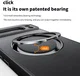Google Pixel 8a Hoesje met MagSafe Back Cover met Ring Kickstand Zwart afbeelding 3
