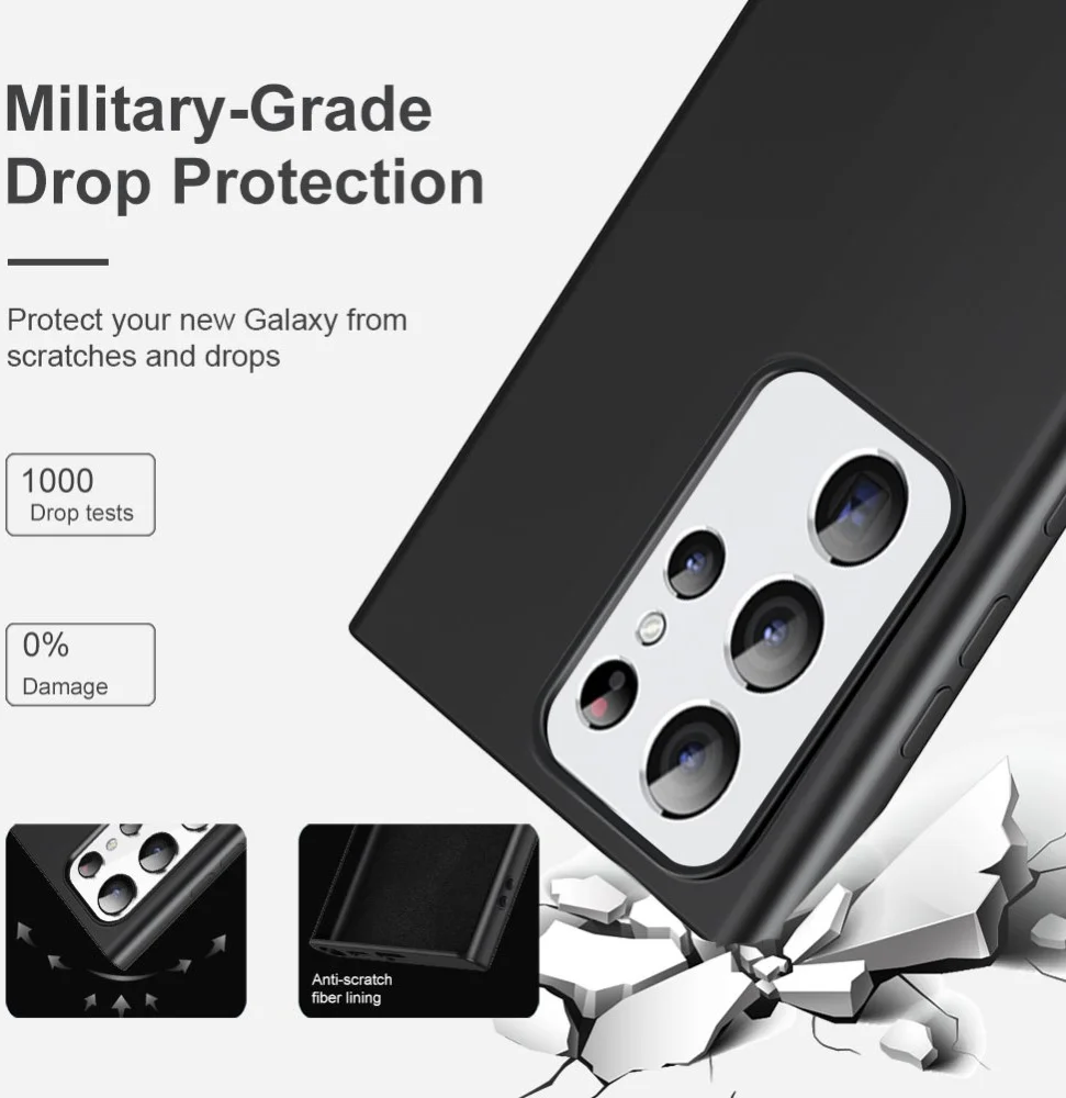 Samsung Galaxy S24 Ultra Hoesje TPU met MagSafe Back Cover Zwart afbeelding 3