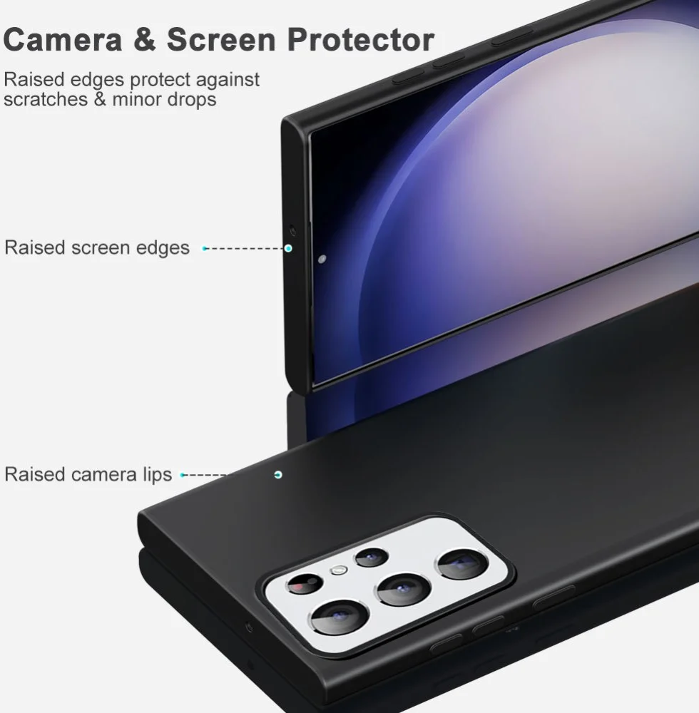 Samsung Galaxy S24 Ultra Hoesje TPU met MagSafe Back Cover Zwart afbeelding 4