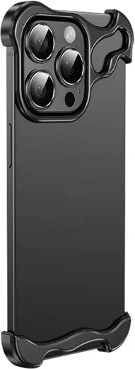 Apple iPhone 15 Pro Max Hoesje Edge Cover met Camera Bescherming Zwart afbeelding 1