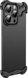 Apple iPhone 15 Pro Max Hoesje Edge Cover met Camera Bescherming Zwart afbeelding