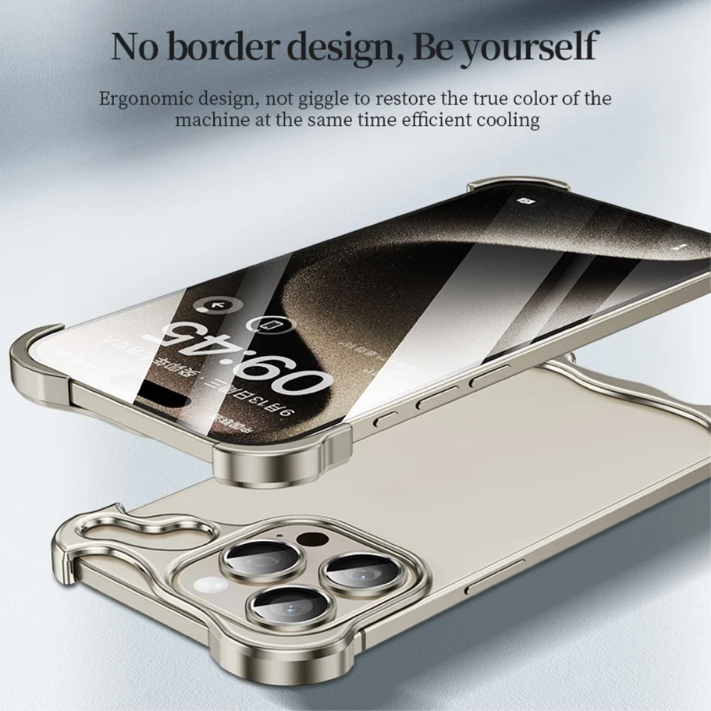 Apple iPhone 15 Pro Max Hoesje Edge Cover met Camera Bescherming Zwart afbeelding 3
