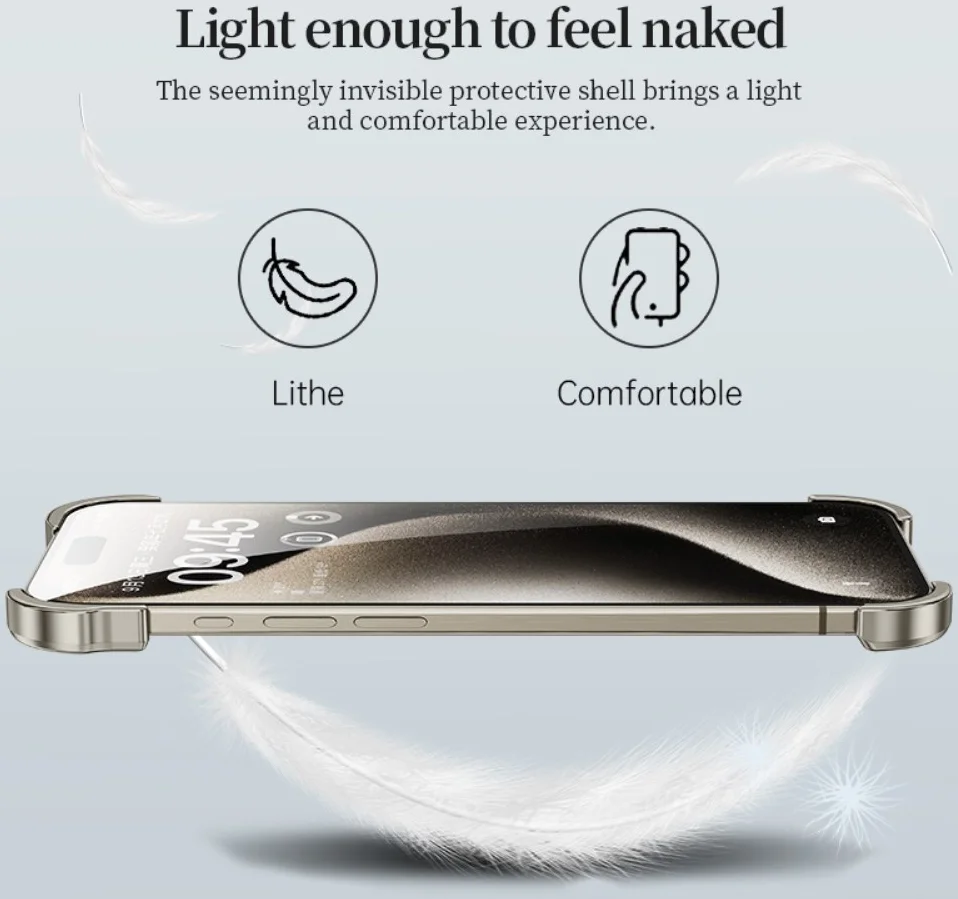 Apple iPhone 15 Pro Max Hoesje Edge Cover met Camera Bescherming Zwart afbeelding 5