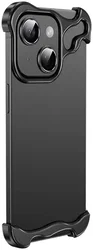 Apple iPhone 15 Hoesje Edge Cover met Camera Bescherming Zwart afbeelding