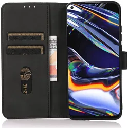 KHAZNEH Samsung Galaxy Xcover 7 Hoesje Retro Wallet Book Case Zwart afbeelding
