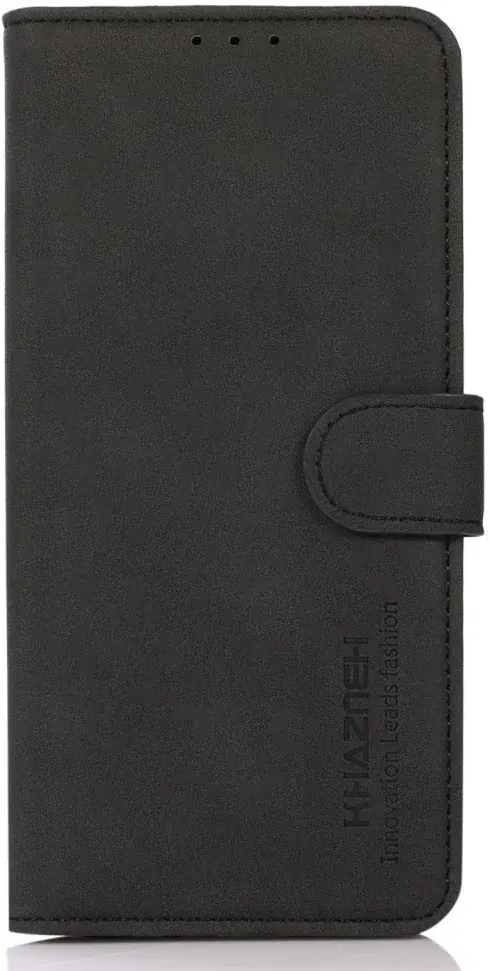 KHAZNEH Samsung Galaxy Xcover 7 Hoesje Retro Wallet Book Case Zwart afbeelding 6