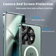 OnePlus 12 Hoesje met MagSafe Back Cover Transparant/Groen afbeelding 7