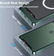 OnePlus 12 Hoesje met MagSafe Back Cover Transparant/Groen afbeelding 9