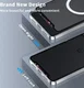 OnePlus 12 Hoesje met MagSafe Back Cover Transparant/Zilver afbeelding 6