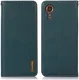 KHAZNEH Samsung Galaxy Xcover 7 Hoesje RFID Book Case Leer Groen afbeelding 2
