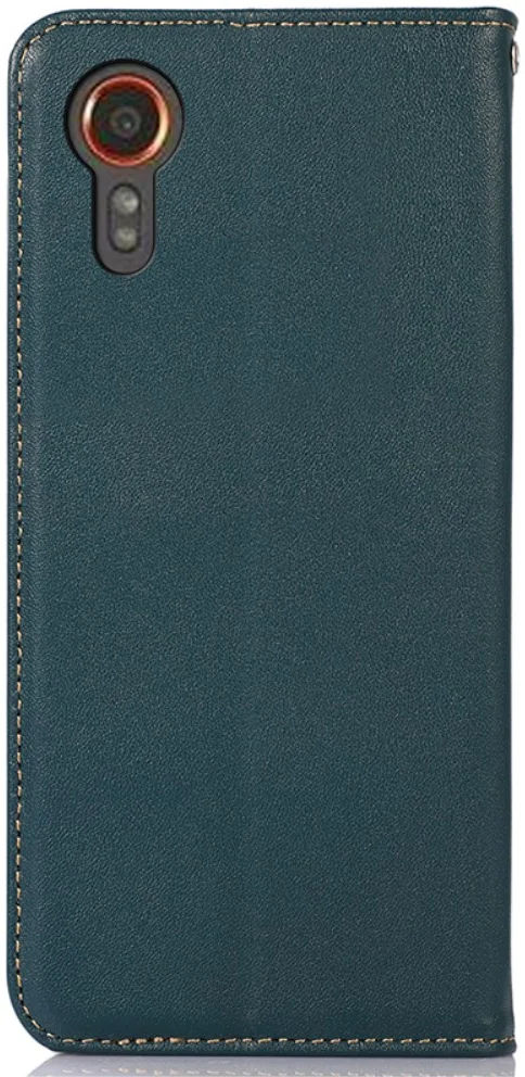 KHAZNEH Samsung Galaxy Xcover 7 Hoesje RFID Book Case Leer Groen afbeelding 7