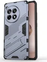 OnePlus 12R Hoesje Shockproof Kickstand Back Cover Blauw